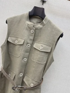 Alternative view of BRUNELLO CUCINELLI T-shirts & Vests Linen S-L C25202605270309139