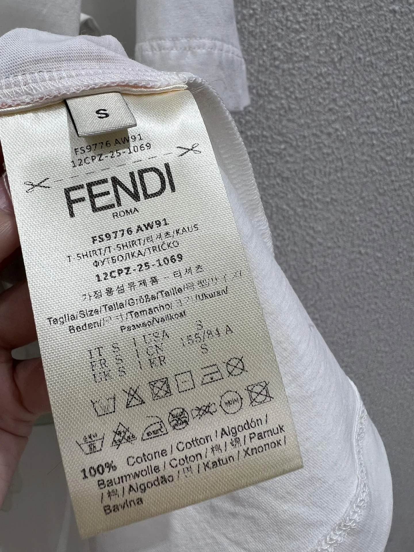 FENDI T-shirts & Vests Cotton S-L A9520260528225099 - Image 9
