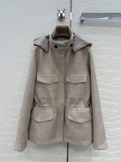 GUCCI Coats & Jackets Linen S D120260528158659
