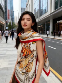 Alternative view of HERMES Scarves B0520260504046789