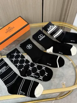 Alternative view of HERMES Socks D520260503373949