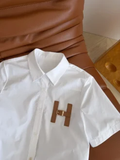 Alternative view of HERMES Shirts & Polos Leather ONE SIZE B25202605270248109