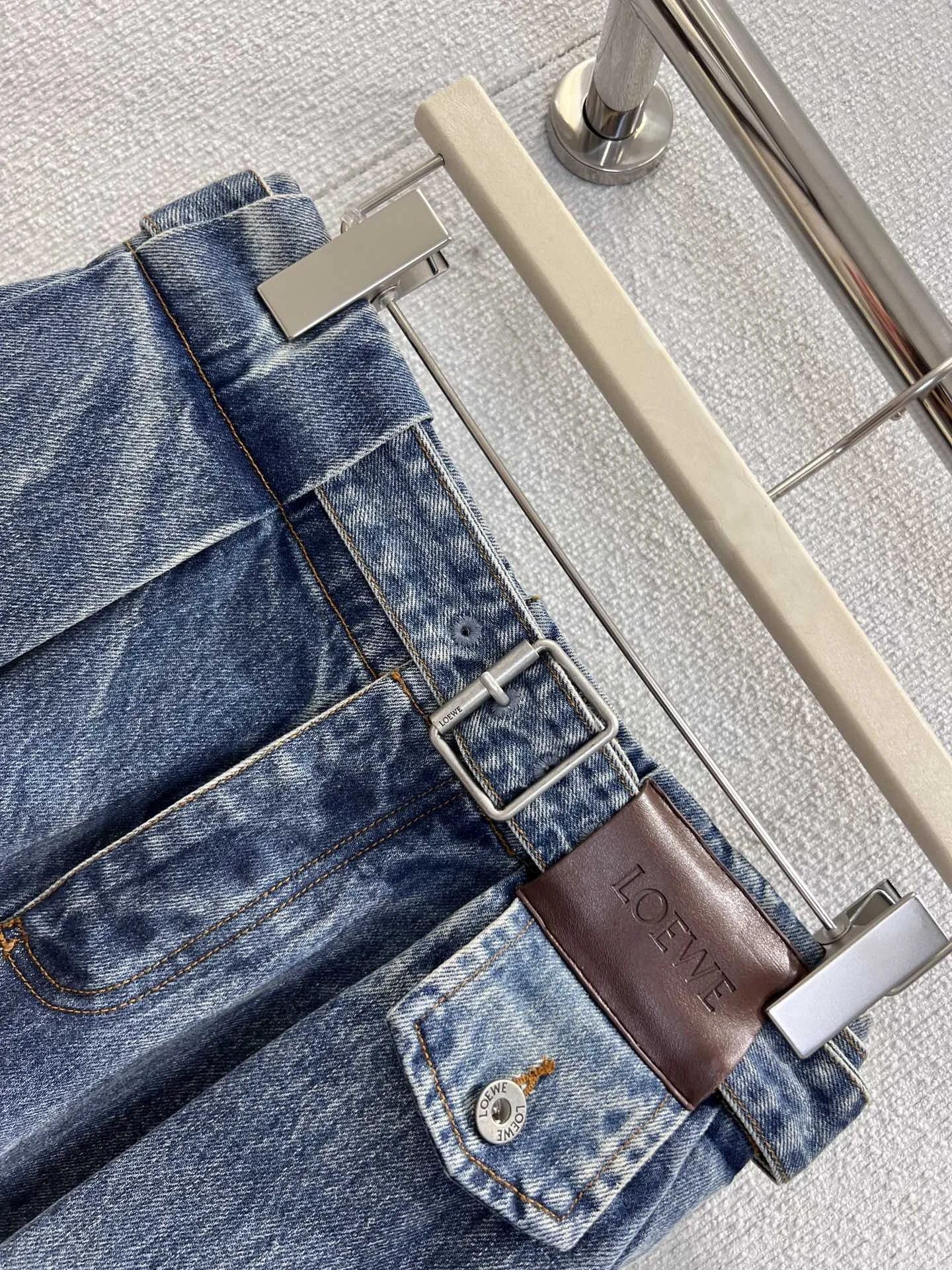LOEWE Trousers & Shorts Denim S-L C00202605270828129 - Image 3
