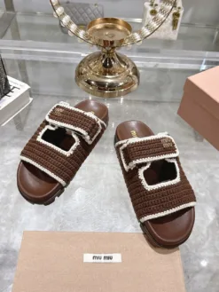 Alternative view of MIU MIU Sandals & Slides EU35-39 B90202605030762129
