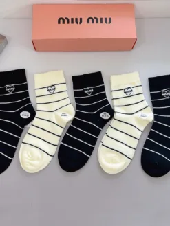 Alternative view of MIU MIU Socks D520260503020849