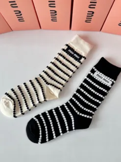 Alternative view of MIU MIU Socks D520260503203149