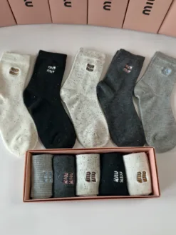 Alternative view of MIU MIU Socks D520260503343149