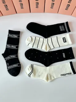 Alternative view of MIU MIU Socks D520260503343249