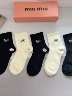 Alternative view of MIU MIU Socks D520260503376449