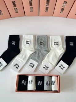 Alternative view of MIU MIU Socks D520260503464649