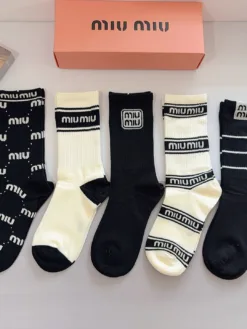 Alternative view of MIU MIU Socks D520260503662149