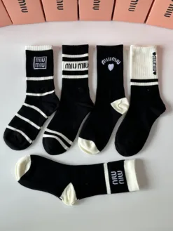 Alternative view of MIU MIU Socks D520260503663349