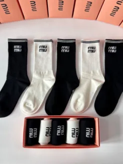Alternative view of MIU MIU Socks D520260503663549