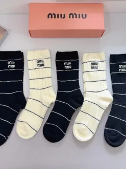 Alternative view of MIU MIU Socks E020260503121349