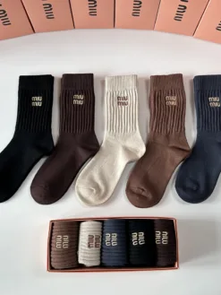 Alternative view of MIU MIU Socks E020260503343649