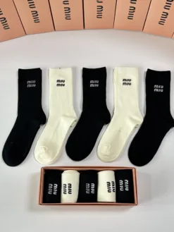 Alternative view of MIU MIU Socks E020260503466249
