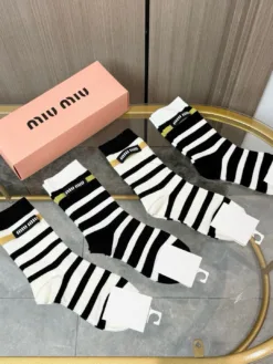 Alternative view of MIU MIU Socks E520260503431049