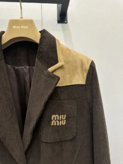 Alternative view of MIU MIU Coats & Jackets Corduroy ONE SIZE F15202605282389219