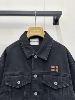 Alternative view of MIU MIU Coats & Jackets DENIM S-L C55202605282755149