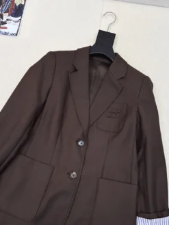 Alternative view of MIU MIU Coats & Jackets Polyester S-L B85202605282710129