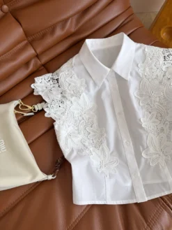Alternative view of MIU MIU Shirts & Polos Lace ONE SIZE B55202605270236119