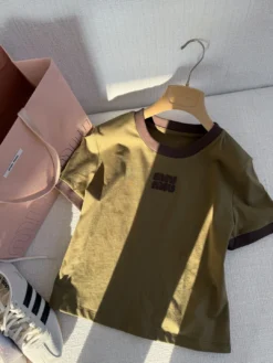 MIU MIU T-shirts & Vests Cotton ONE SIZE A5520260527027389