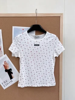 MIU MIU T-shirts & Vests Cotton S-L A4520260527102789