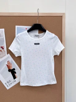 MIU MIU T-shirts & Vests Cotton S-L A4520260527102889