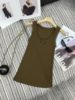 MIU MIU T-shirts & Vests Lace S-L A7520260527101299