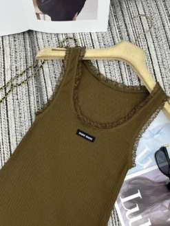 Alternative view of MIU MIU T-shirts & Vests Lace S-L A7520260527101299