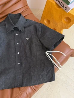 Alternative view of PRADA Shirts & Polos Denim ONE SIZE B75202605271168119