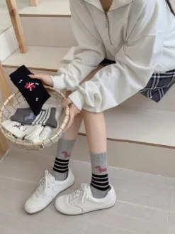 Alternative view of THOM BROWNE Socks E520260503430449