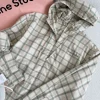 ACNE STUDIOS Coats & Jackets Polyester (White-Green-Pink) B50202606010175119