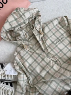Alternative view of ACNE STUDIOS Coats & Jackets Polyester (White-Green-Pink) B50202606010175119
