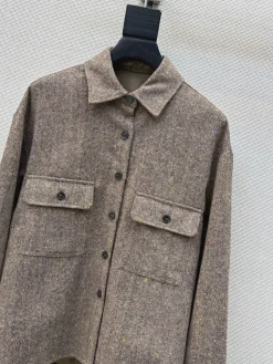 Alternative view of ACNE STUDIOS Coats & Jackets Wool (Brown) S-M-L B95202606010743129