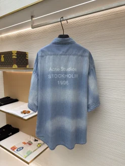 Alternative view of ACNE STUDIOS Shirts & Polos Denim (Light Blue) 44-52 A9020260613005699