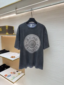 ACNE STUDIOS T-shirts & Vests Cotton (Dark Gray) XS-L A4020260613036189