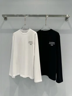 ACNE STUDIOS T-shirts & Vests Cotton (White-Black) S-M-L A6520260601000589