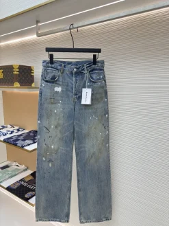 ACNE STUDIOS Trousers & Shorts Denim (Blue-White-Black) 30-33 B05202606130965109