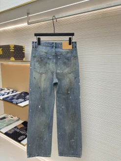 Alternative view of ACNE STUDIOS Trousers & Shorts Denim (Blue-White-Black) 30-33 B05202606130965109