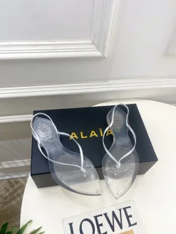 Alternative view of ALAIA Sandals & Mules PVC (Clear-White) EU35-39 A8020260603000899