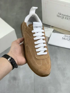 Alternative view of ALEXANDER MCQUEEN Sneakers & Trainers Suede (Brown-White) EU39-44 B902026060300141291