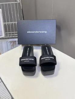 Alternative view of ALEXANDER WANG Sandals & Mules Textile (Black) EU35-41 B30202606030020109