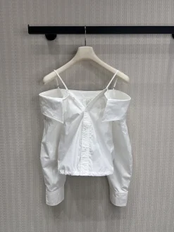 ALEXANDER WANG Shirts & Polos Cotton (White) S-M-L B55202606010783119