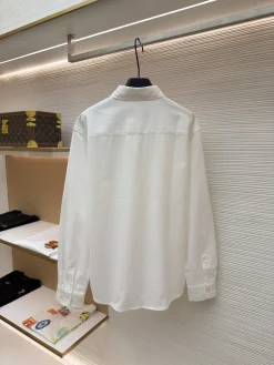 Alternative view of AMI Shirts & Polos Cotton (White) 38-44 A95202606130762109