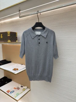 AMI Shirts & Polos Knit (Gray) S-XL A6020260613084389