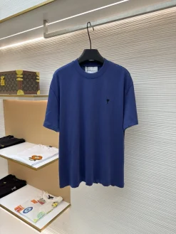 AMI T-shirts & Vests Cotton (Blue) S-XL A0520260613049679