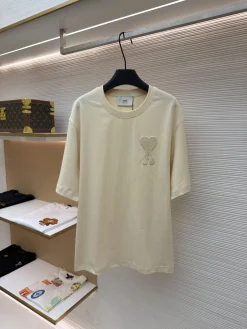 AMI T-shirts & Vests Cotton (Cream) S-XL A2020260613084479