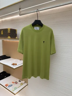 AMI T-shirts & Vests Cotton (Green) S-XL A0520260613049579