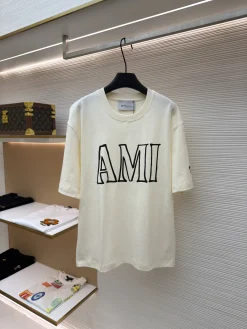 AMI T-shirts & Vests Cotton (White) S-XL A2020260613067879